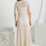 Airlie open knit maxi dress, view 5