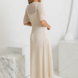 Airlie open knit maxi dress, view 2