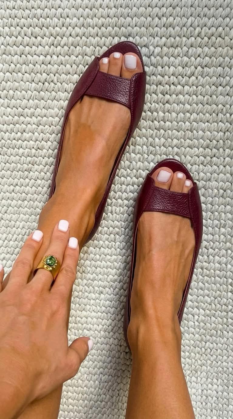 Delphine Strappy Heel Sandals in Burgundy, view 7