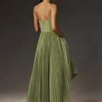 Véronique emerald green maxi dress, view 10