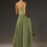 Véronique emerald green maxi dress, view 10