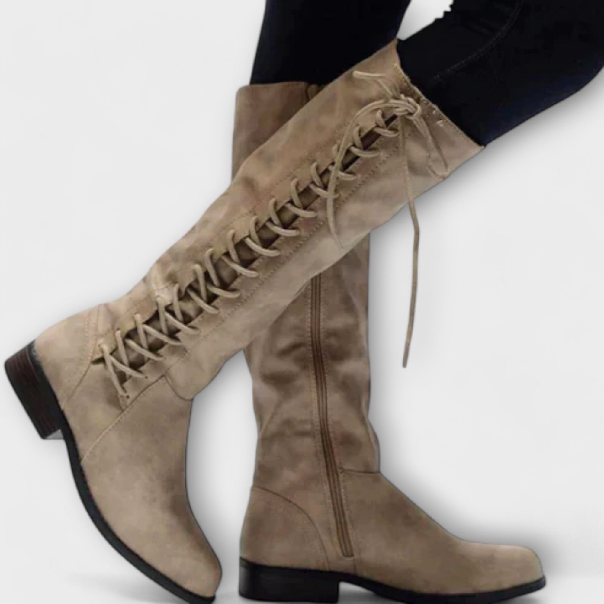 Lizzie - Elegant Lace-Up Ankle Boots