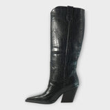 Sadie | Croc-Print Boots