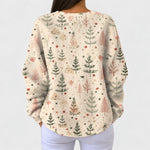 Matilda cream Christmas tree jumper, view 3