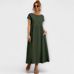 Magnolia casual maxi dress in Green, view 2