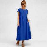 Magnolia casual maxi dress in Blue, view 5