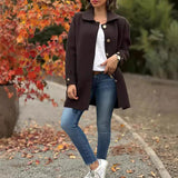 Constance | Classic Button-Down Oversized Coat