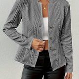 Naomi | Sculpted Button Jacket
