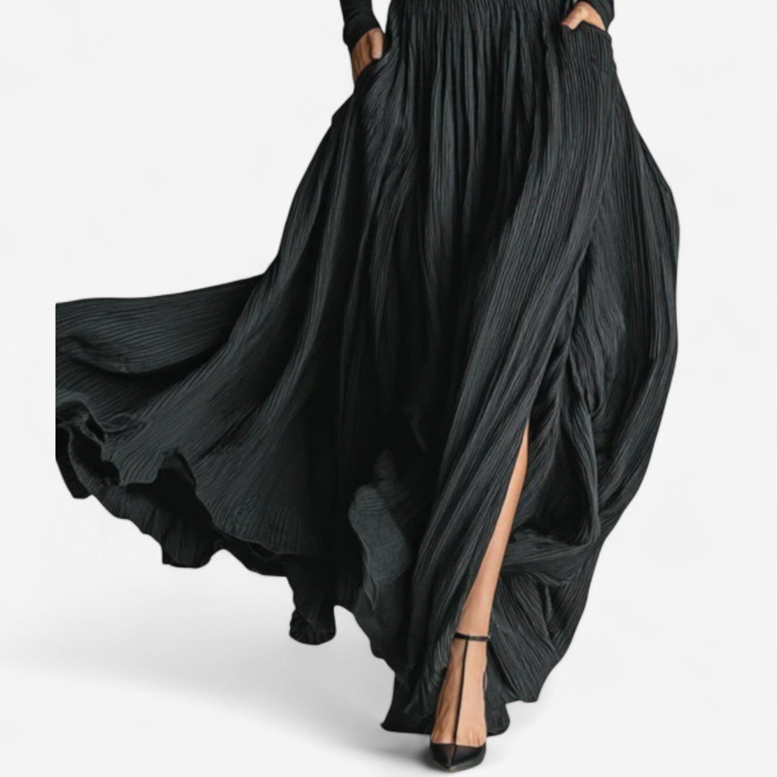 Raquel high waisted maxi dress, view 4