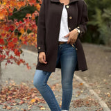 Constance | Classic Button-Down Oversized Coat