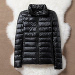 Ulla black puffer jacket, view 2