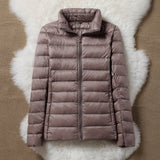 Ulla champagne puffer jacket, view 2