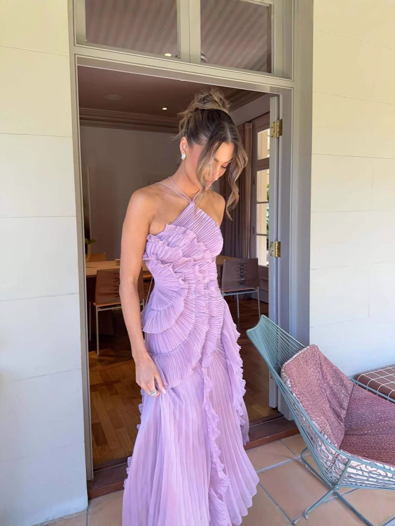 Eleonora Elegant Ruffled Dress, view 3