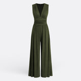 Eleanor | Chic Sleeveless Jumpsuit with Wide Legs