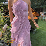 Eleonora Elegant Ruffled Dress, view 7