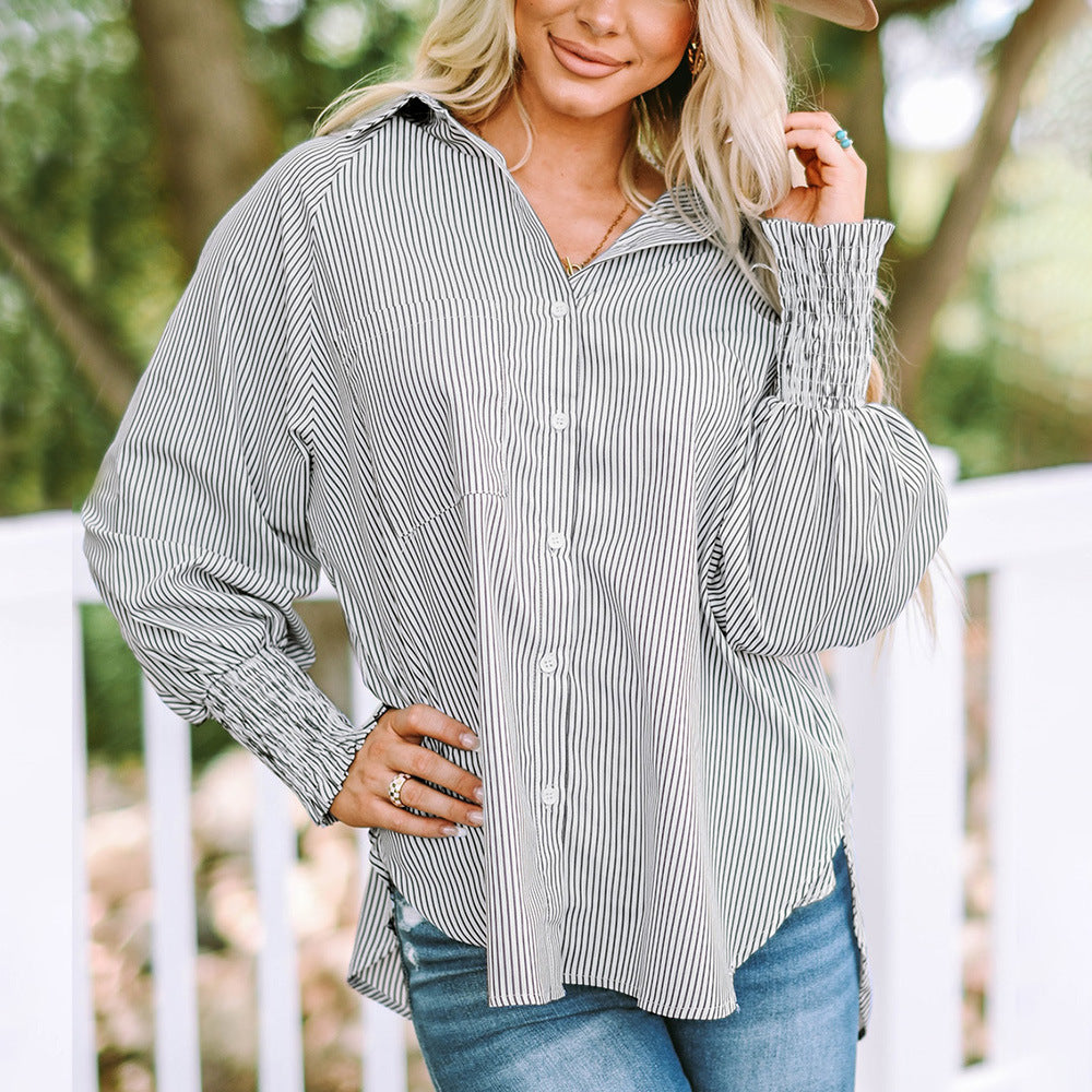 Maude everyday relaxed fit shirt in Grey, view 3