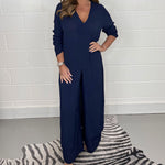 Alejandra relaxed two-piece set in Navy Blue, view 7