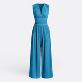 Eleanor | Chic Sleeveless Jumpsuit with Wide Legs