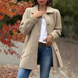 Constance | Classic Button-Down Oversized Coat