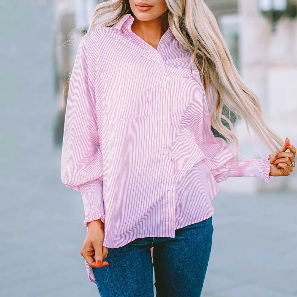Yssa relaxed fit everyday shirt in Pink, view 4