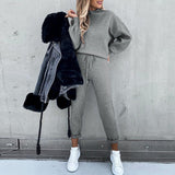 Kahlia relaxed two-piece lounge set in Grey, view 4