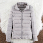 Ulla grey puffer jacket, view 2