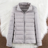 Ulla grey puffer jacket, view 2