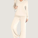 Freya polo collar lounge set, view 3