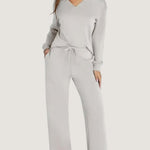 Freya polo collar lounge set, view 8