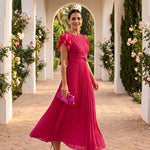 Seraphina pleated maxi dress, view 5