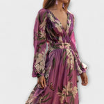 Elegant floral maxi dress, view 2