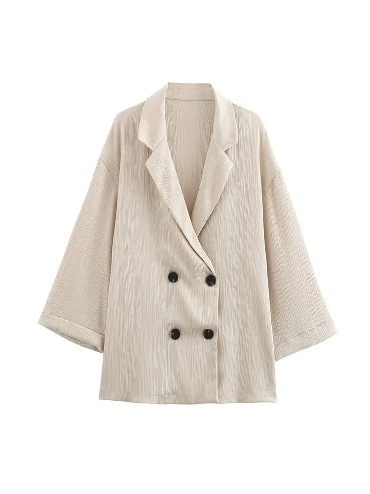 Shelby double-breasted blazer and trouser set, view 3