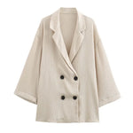 Shelby double-breasted blazer and trouser set, view 3