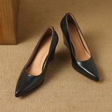 Vera | Block Heel Court Shoes