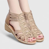 Marisen orthopaedic sandals in Gold, view 4