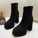 Frances | Padded Heel Winter Boots