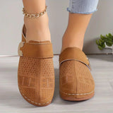 Marel wedge sandals, view 4