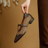 Cassandra | Vintage Buckle Shoes