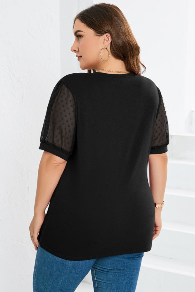 Helena V-neck blouse, view 4