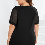 Helena V-neck blouse, view 4