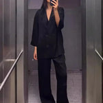 Shelby double-breasted blazer and trouser set, view 2