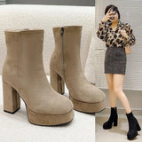Frances | Padded Heel Winter Boots