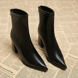 Annie | Elegant Chunky Heel Boots
