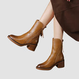 Edith | Leather Boots