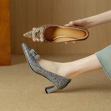 Winnie | Sparkling Court Shoes