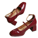 Harper | Elegant Ankle-Strap Court Shoes