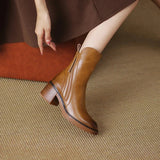 Edith | Leather Boots