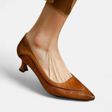 Amber | Leather Heels