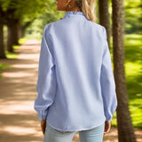 Ellise women's elegant ruffle shirt, view 3