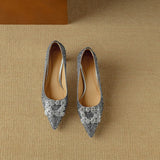 Winnie | Sparkling Court Shoes